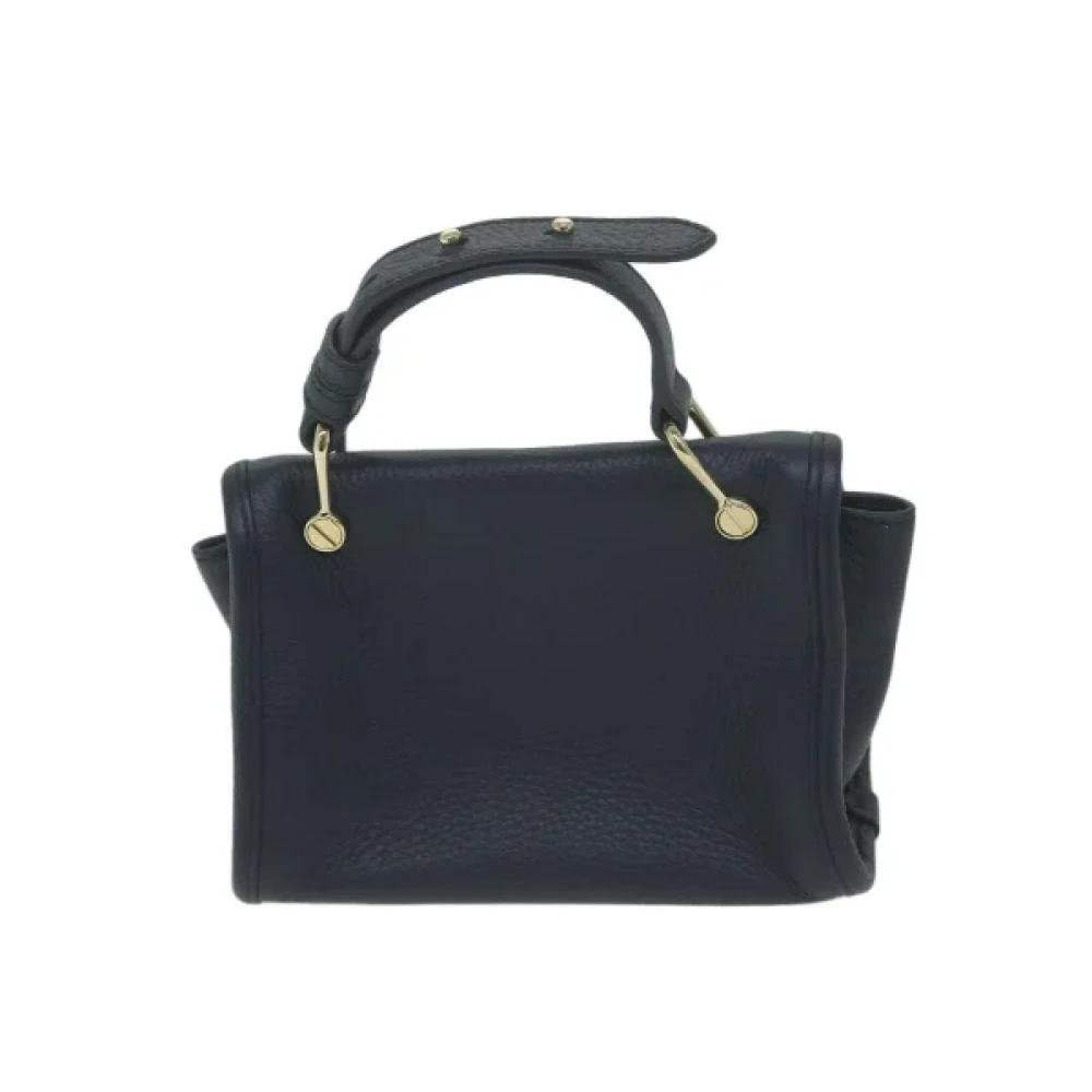 Bally Pre-owned Leather shoulder-bags Blue Dames
