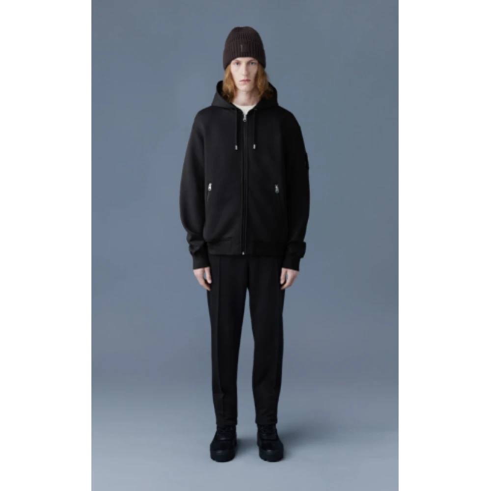 Mackage Zip-Up Hoodie Black Heren