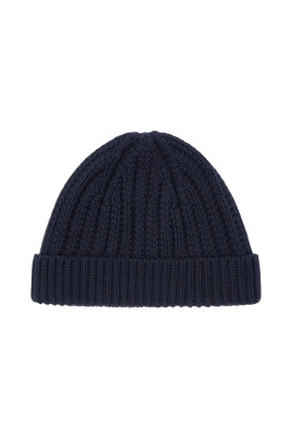 bla-ribbstickad-bomullsbeanie-med-3d-textur