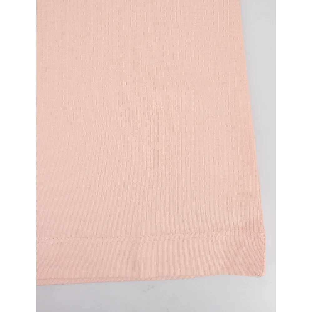 pinko Katoenen T-shirt met Love Birds borduursel Pink Dames