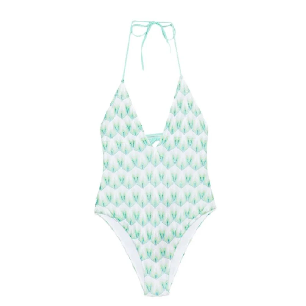 Missoni Women's Multicolor One-Piece Swimsuit In Floral-Pattern Viscose - Swimsuits - M - Swimwear