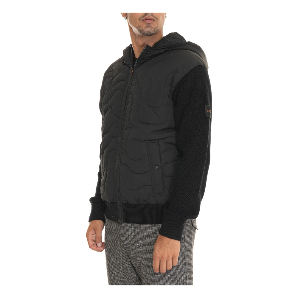 Boss Warme Winter Puffer Jas Black Heren