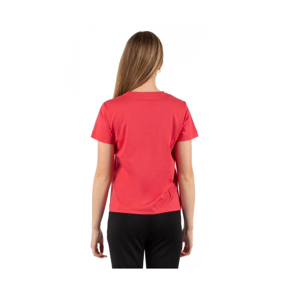 pinko Casual Roze T-shirt Red Dames