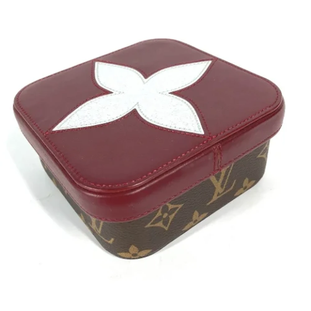 Louis Vuitton Vintage Pre-owned Cotton home-office Brown Dames