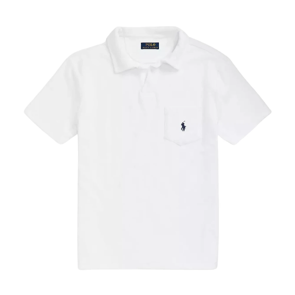 Ralph Lauren Vit Polo Custom Slim Fit skjorta White, Herr