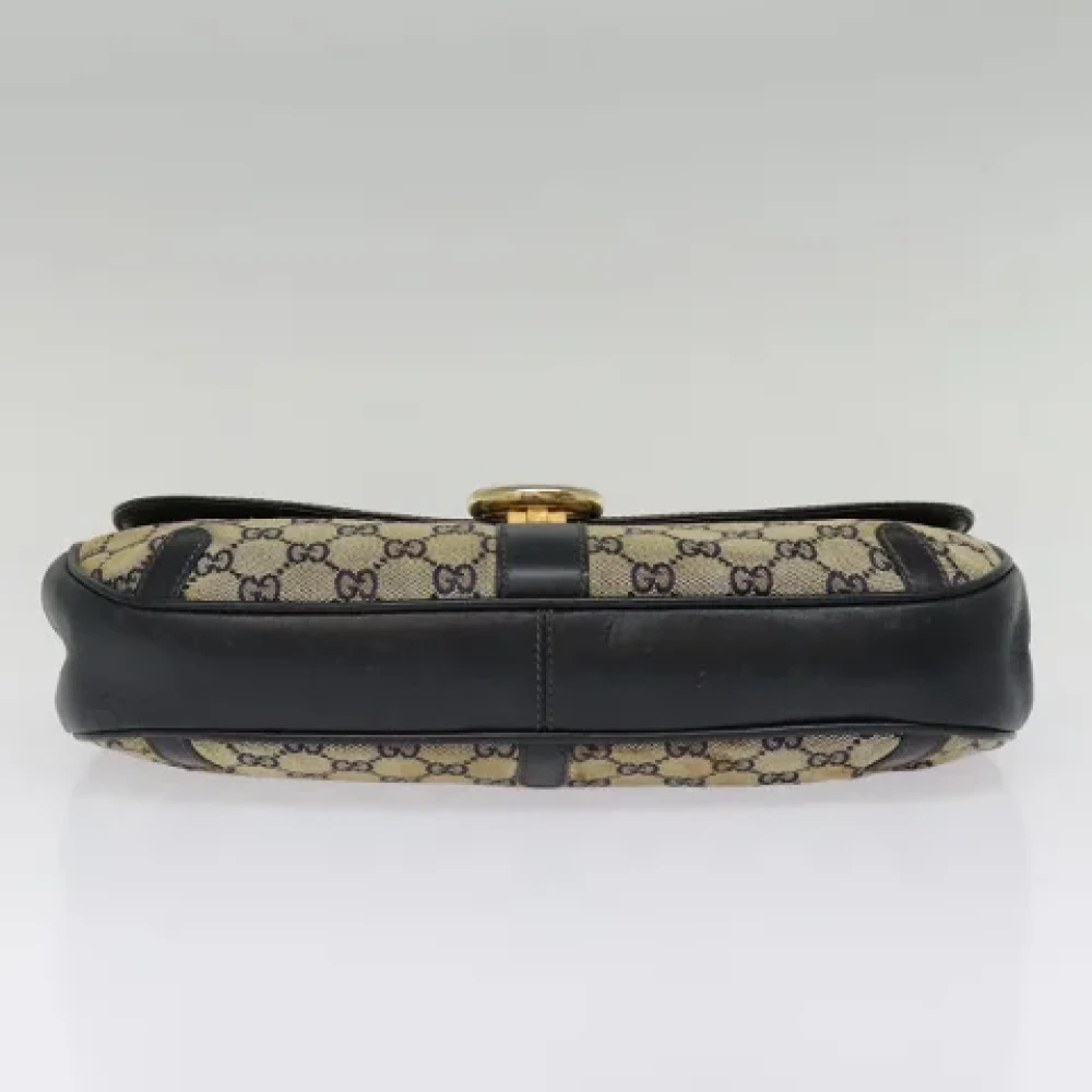 Gucci Vintage Pre-owned Canvas gucci-bags Beige Dames