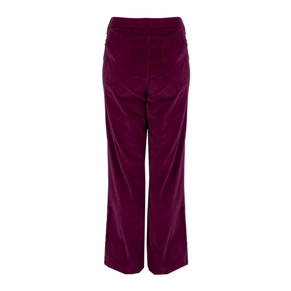 Liu Jo Elegante Geknoopte Broek Purple Dames