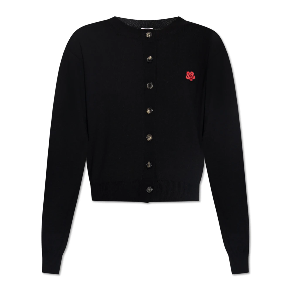 Kenzo Women's Black Wool Cardigan