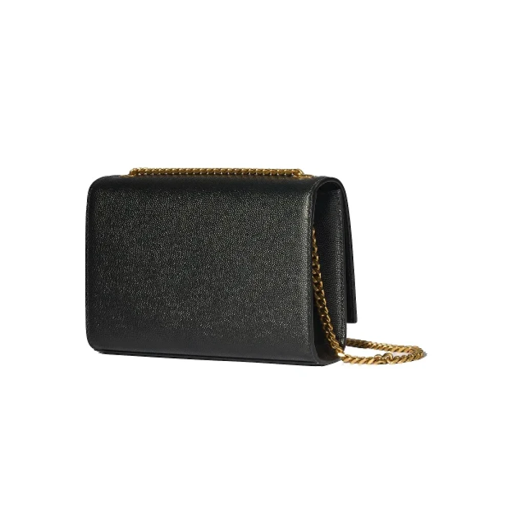 Saint Laurent Vintage Pre-owned Fabric shoulder-bags Black Dames