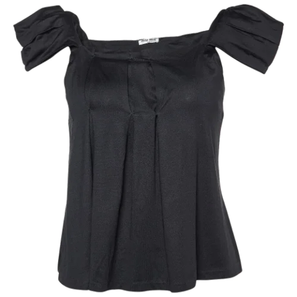 Miu Pre-owned Knit tops Black Dames