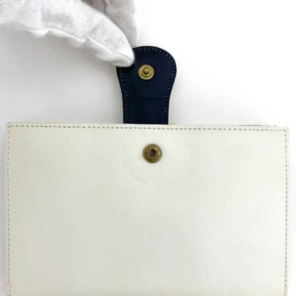 Gucci Vintage Pre-owned Leather wallets White Dames