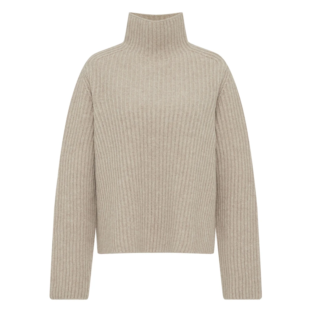 Drykorn Women's Beige Turtlenecks, M, Turtleneck Jumper