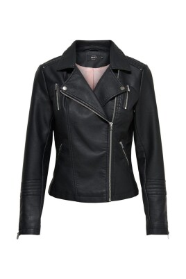veste-printaniere-en-melange-de-viscose-noire