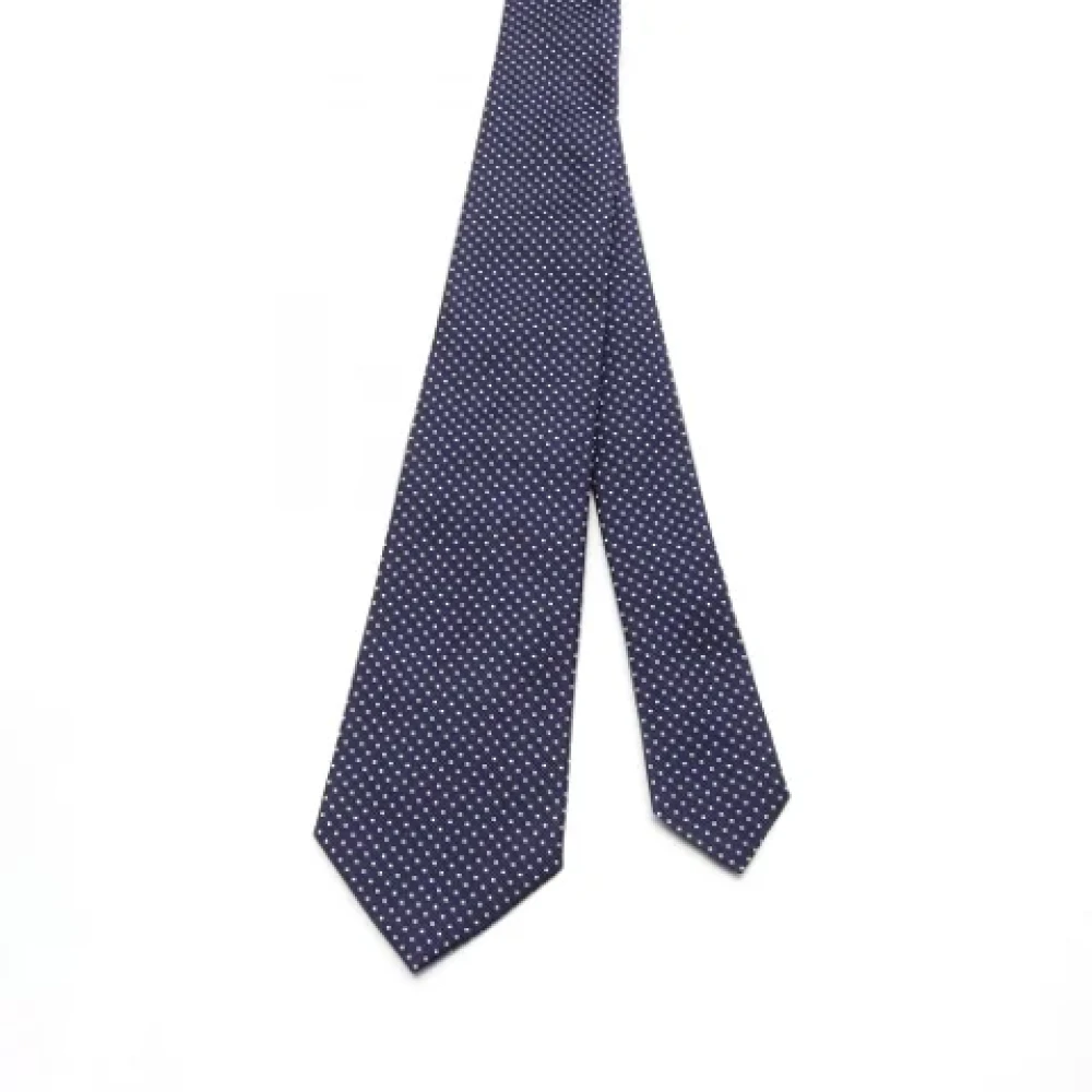 Armani Pre-owned Silk home-office Blue Heren