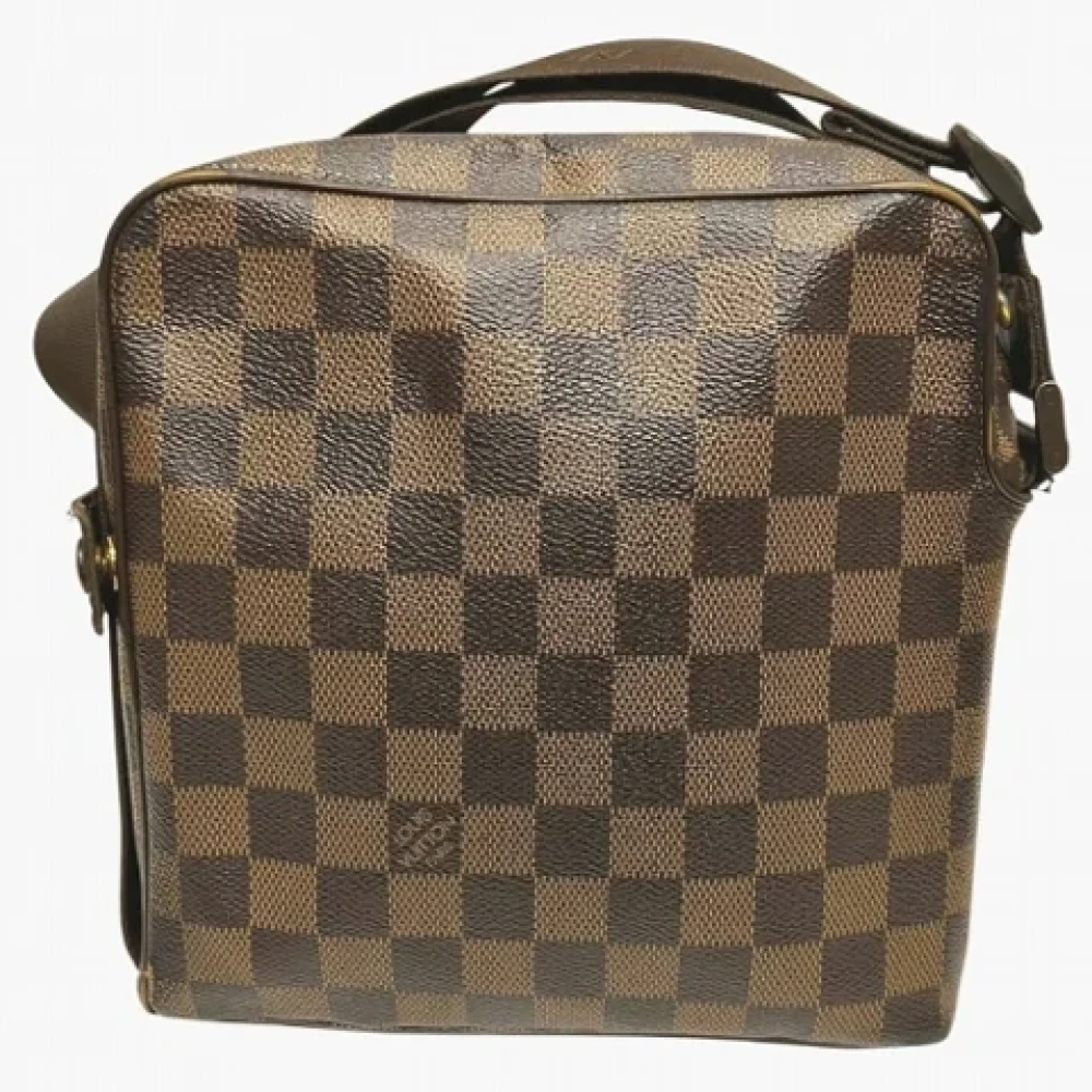 Louis Vuitton Vintage Pre-owned Fabric shoulder-bags Brown Dames