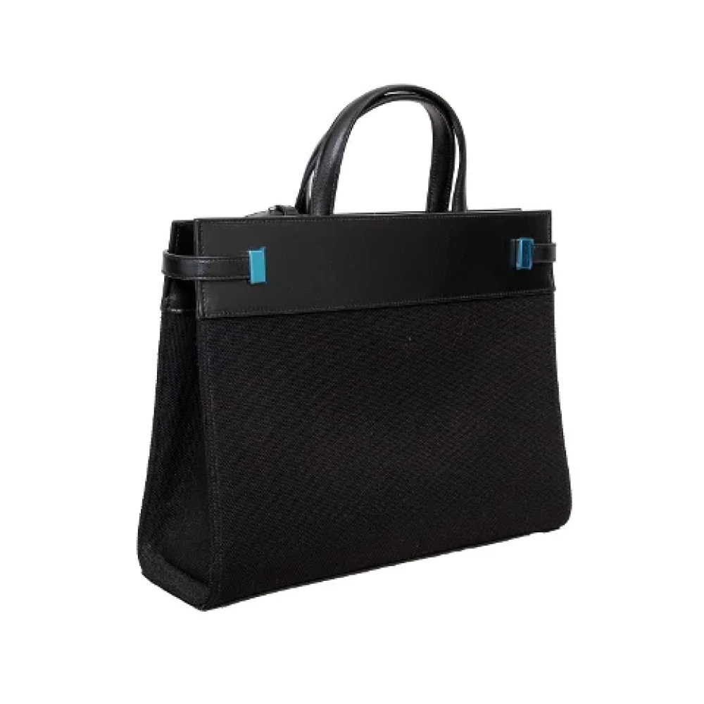 Yves Saint Laurent Vintage Pre-owned Leather handbags Black Dames