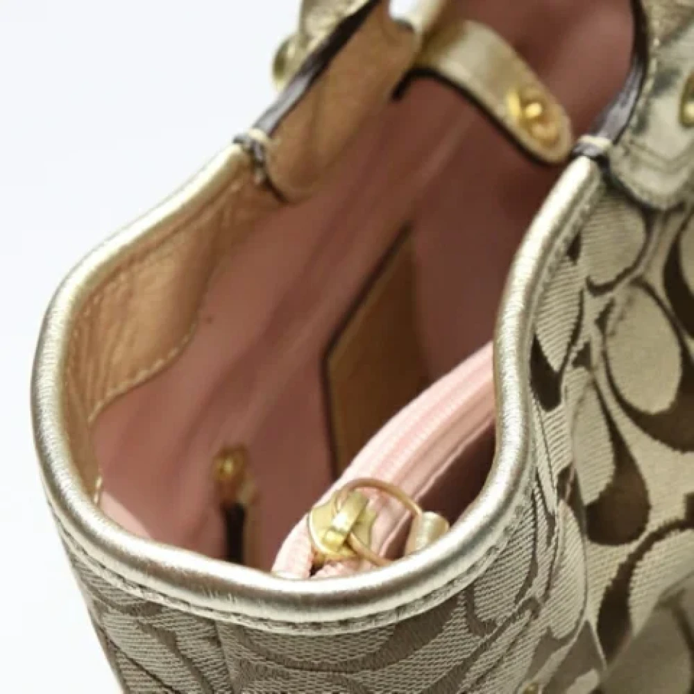 Coach Pre-owned Canvas totes Beige Dames