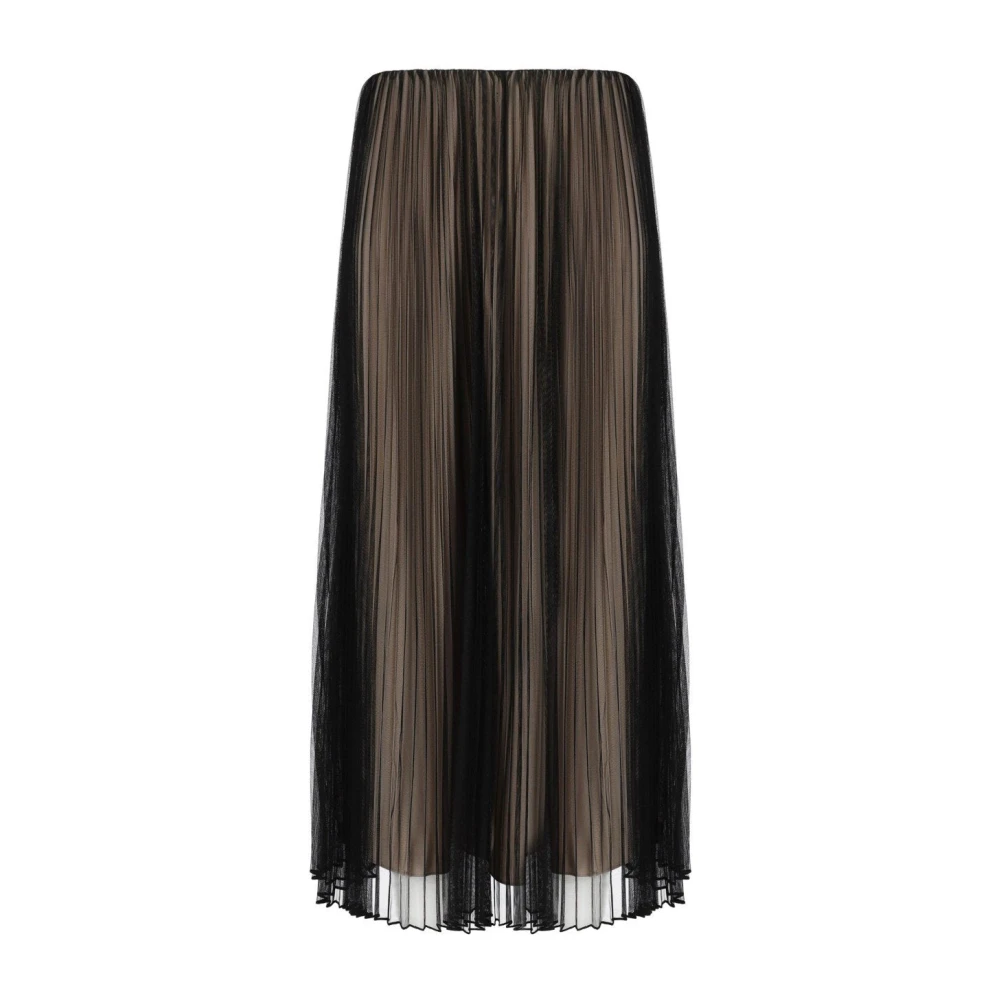 Weekend Max Mara Vrouw Zwart Rokken Dames, L, Polyester, Baby Midi Rok
