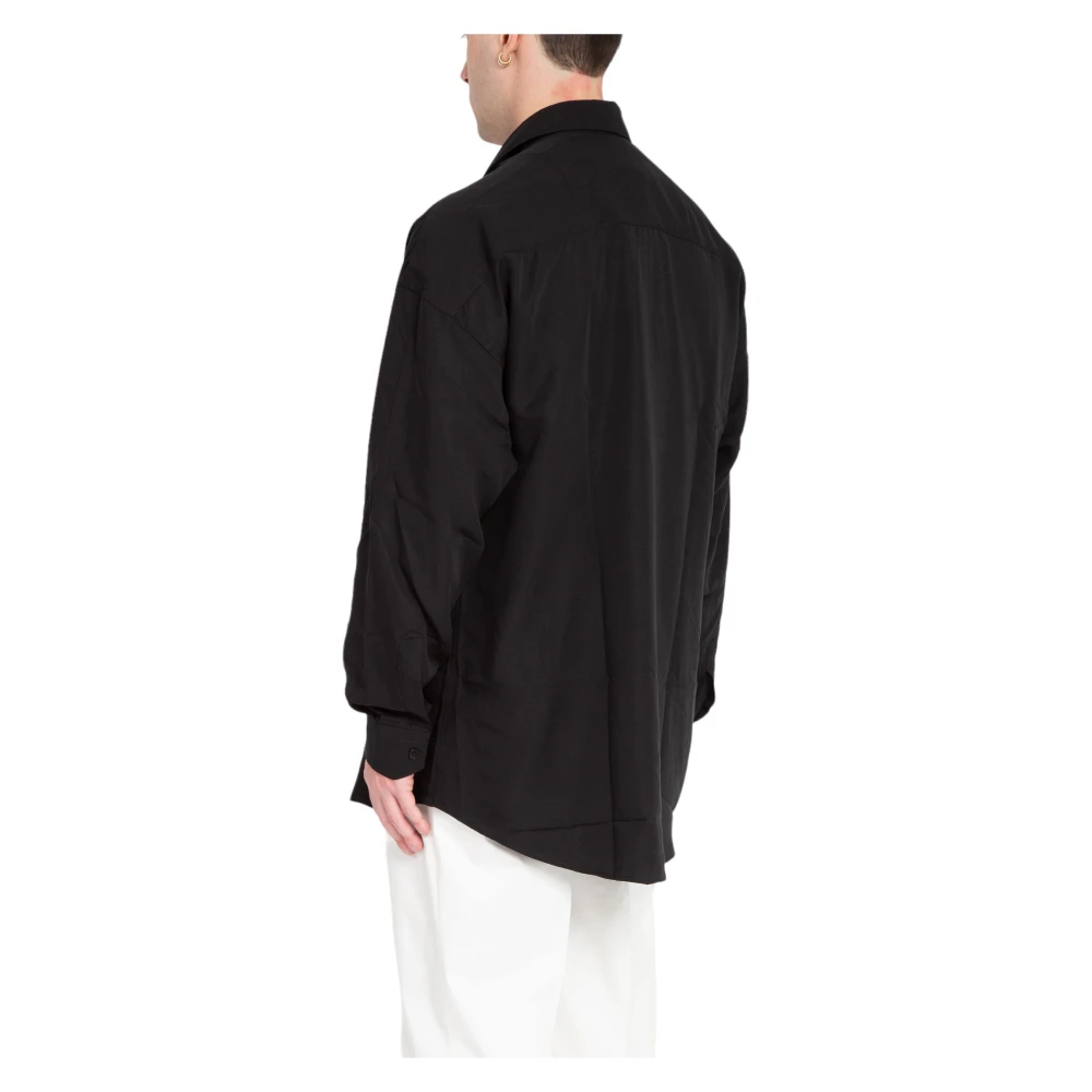 Costumein Oversized Shirt in Valentino Stijl Black Heren
