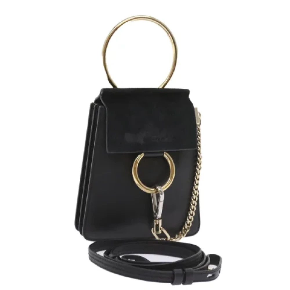 Chloé Pre-owned Suede handbags Black Dames