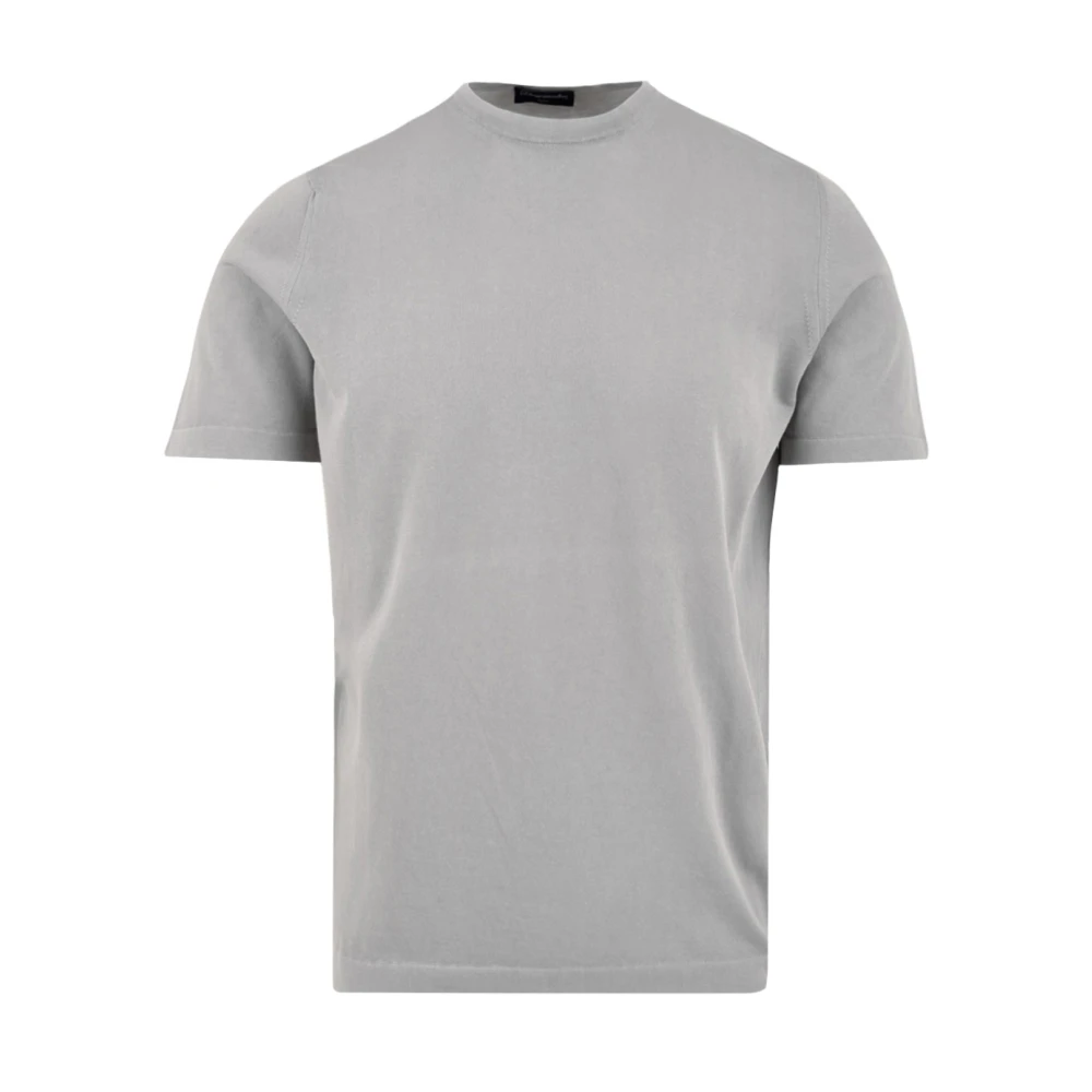 Drumohr Grijze T-shirts en Polos Gray Heren