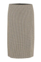 jupe-midi-a-carreaux-marron