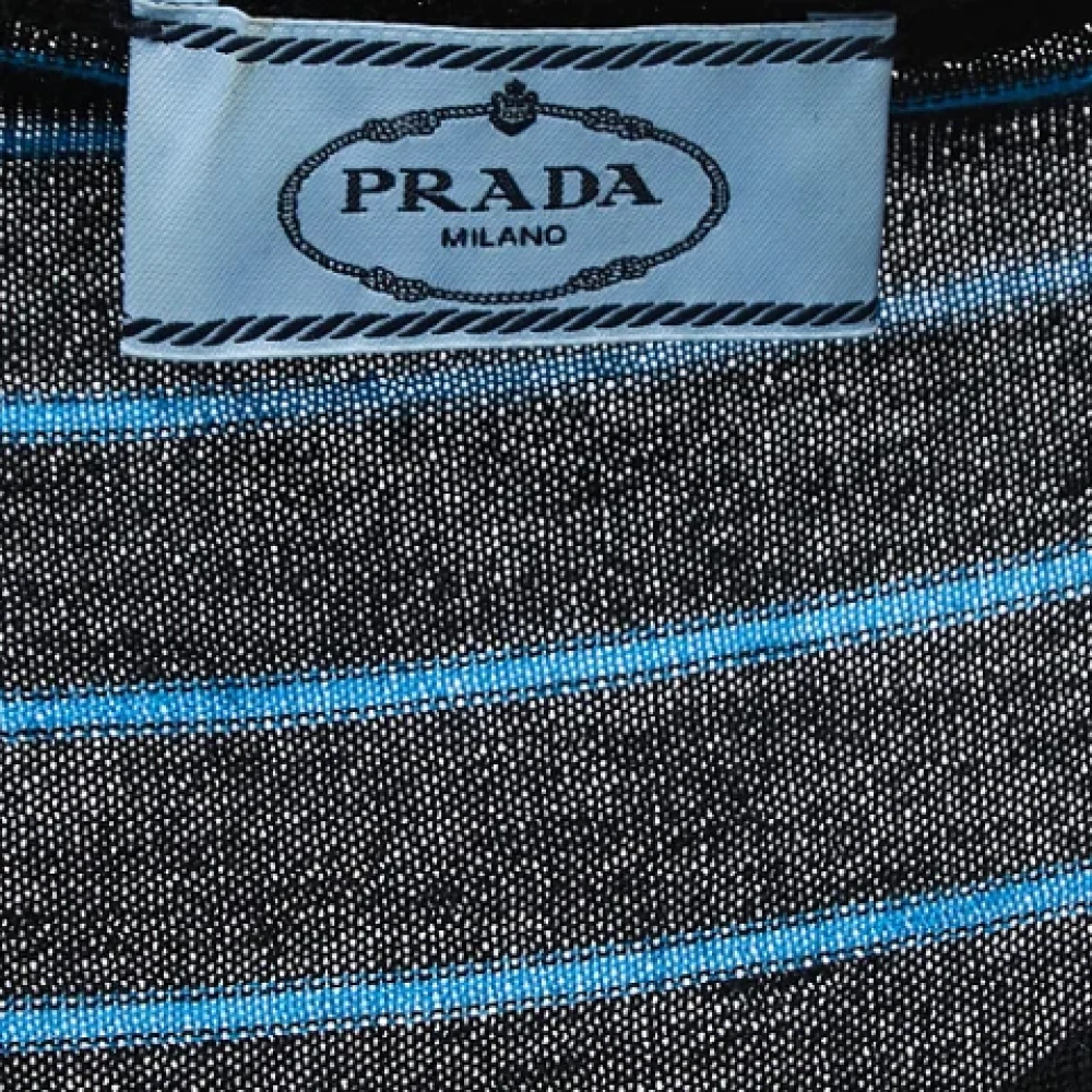 Prada Vintage Pre-owned Knit tops Black Dames