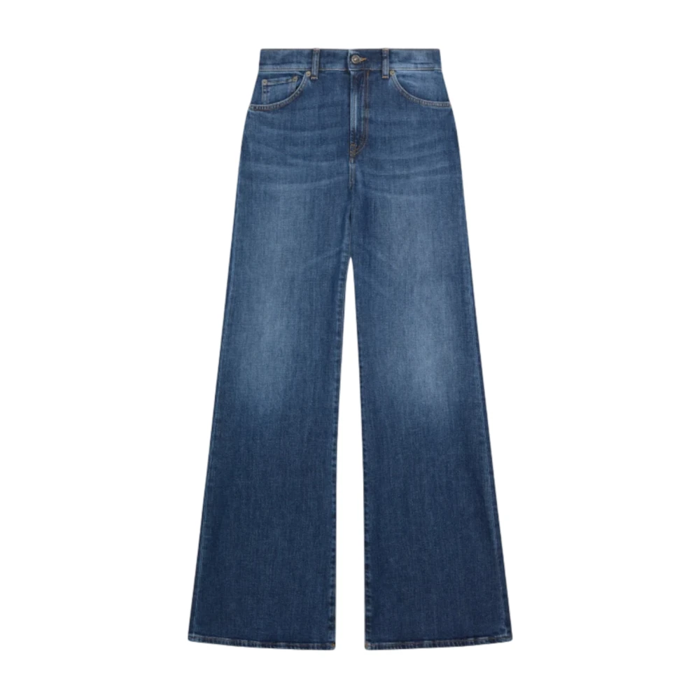 Dondup Blå Wide Leg Jeans