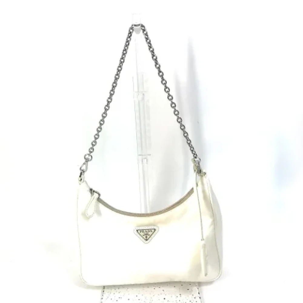 Prada Vintage Pre-owned Fabric prada-bags White Dames