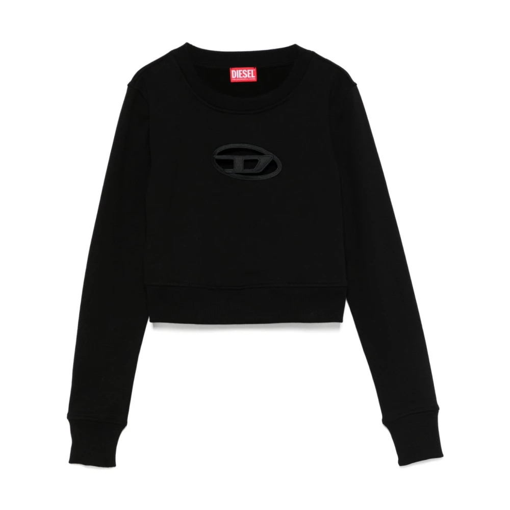 Diesel Mujer Negro Sudaderas, Talla: S