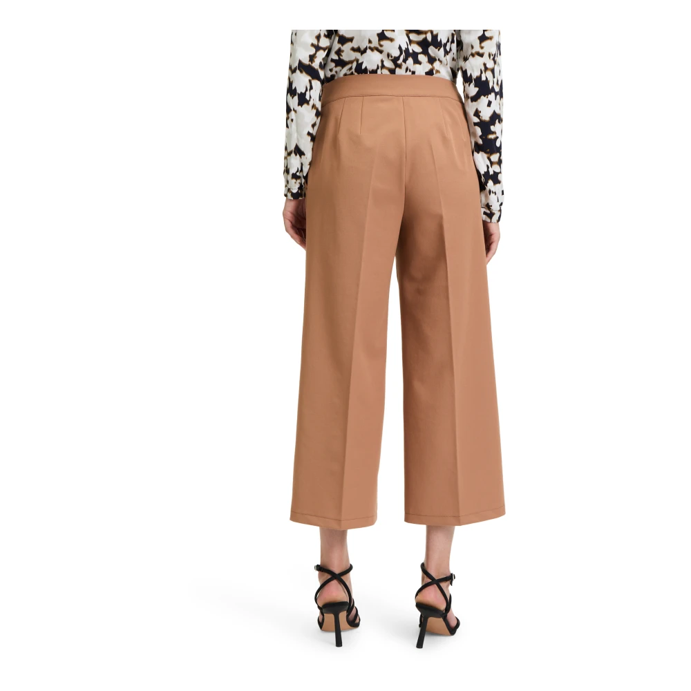 Betty Barclay Regular Fit Culotte in effen kleur Brown Dames