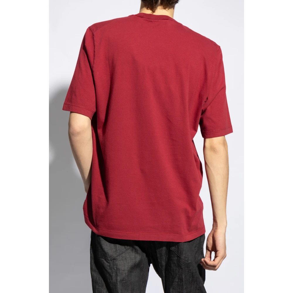 Dsquared2 T-shirt met logo Red Heren