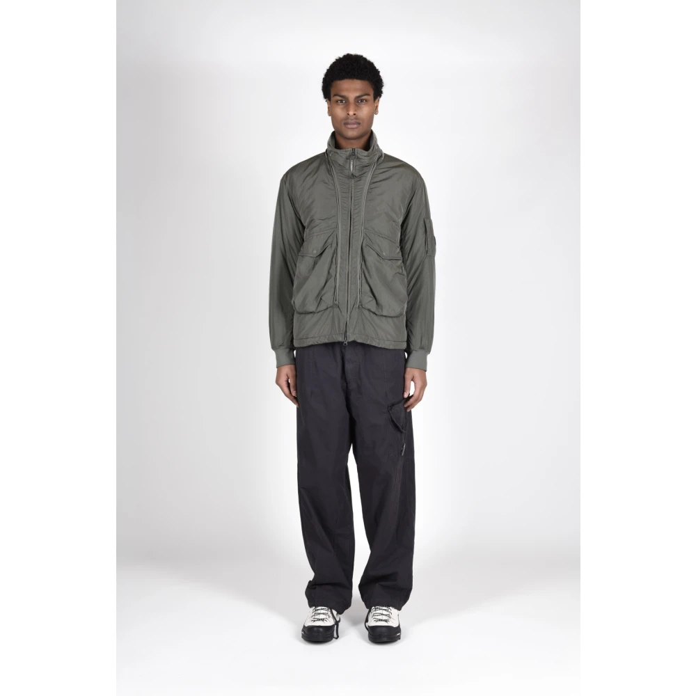 C.P. Company Katoenen Broek voor Mannen Gray Heren