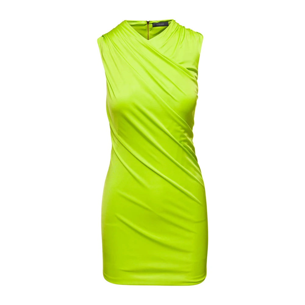 Versace Damen Grün Kleider, Xsgröße: