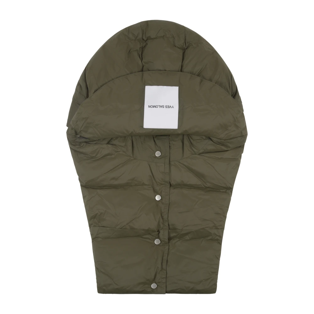 Yves Salomon Stijlvolle Capuche Kledingcollectie Green Dames