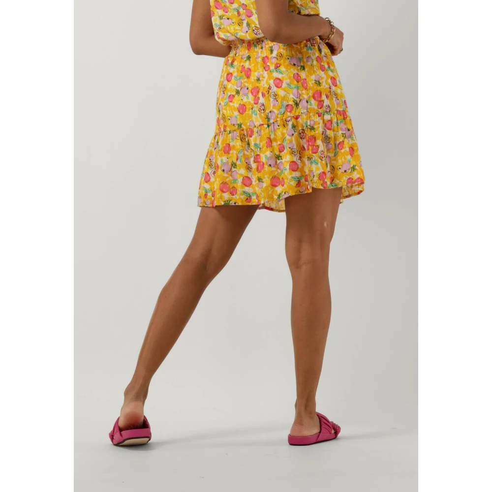 Pom Amsterdam Gele Minirok 7310 Yellow Dames