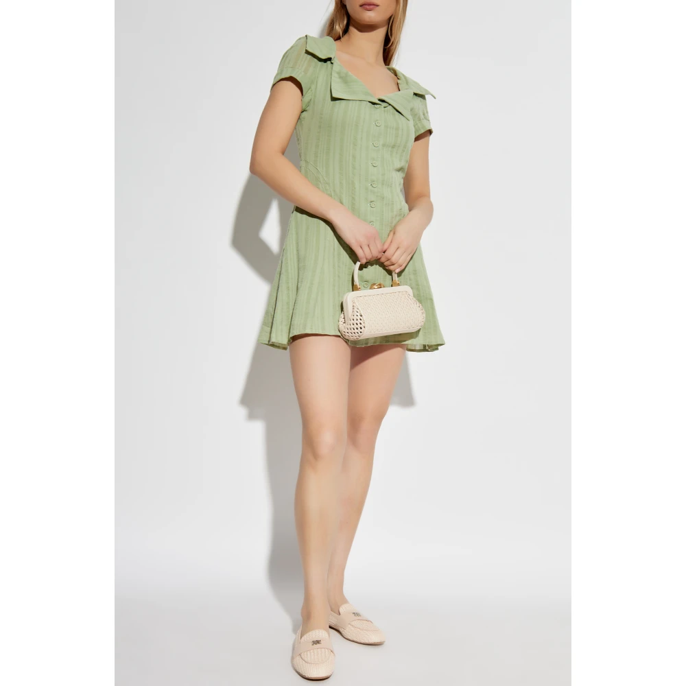 Cult Gaia Jurk Alix Green Dames