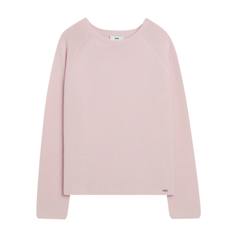 CINQUE Moderne katoenen trui met relaxte pasvorm Pink Dames
