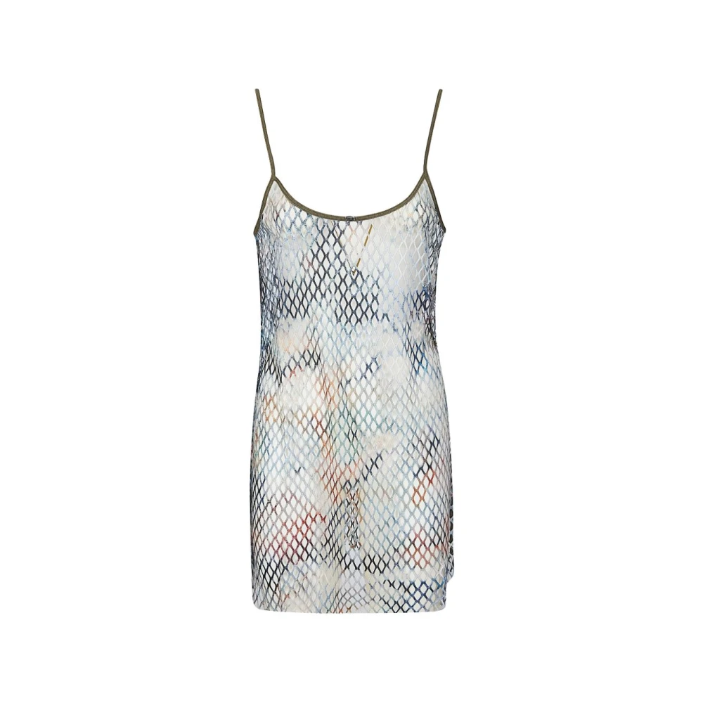 Diesel Women's Multicolor Short Dress With Slim Straps - Short Dresses - M - Dresses