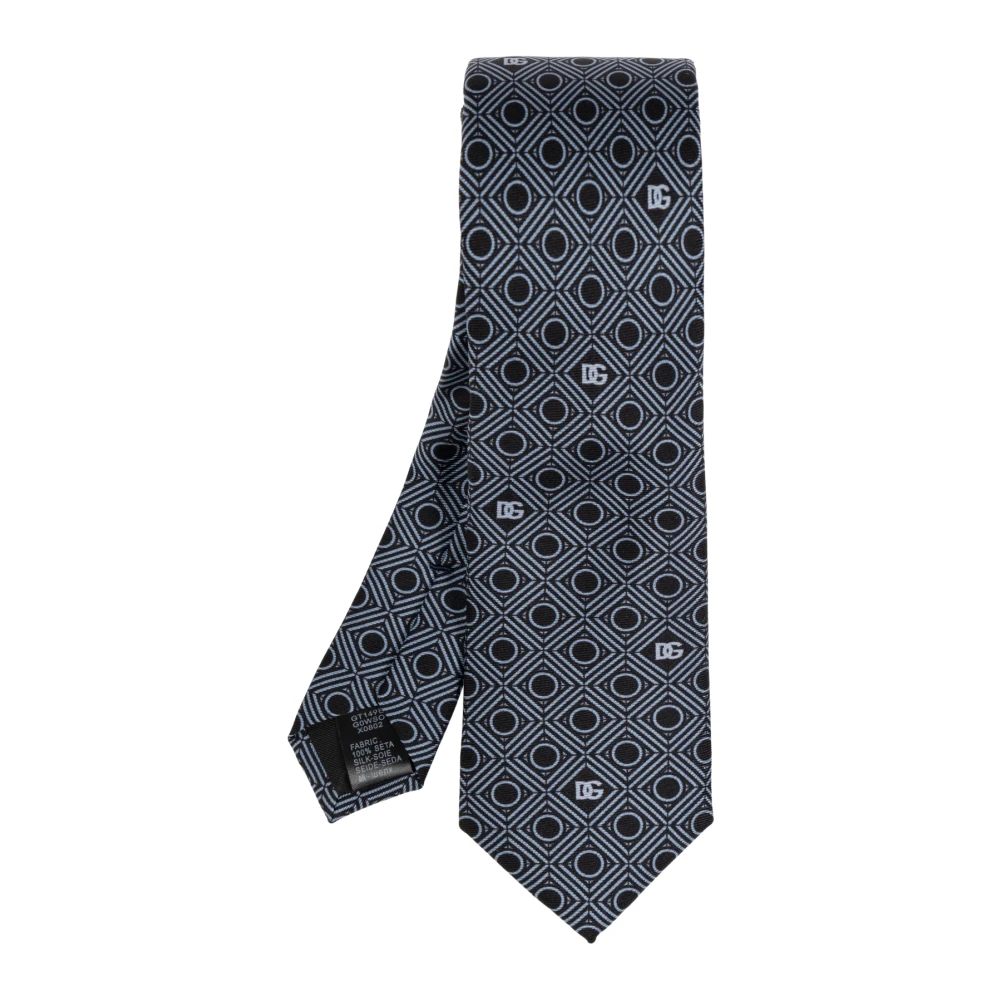 Dolce & Gabbana Gestreepte stropdas Blue Heren