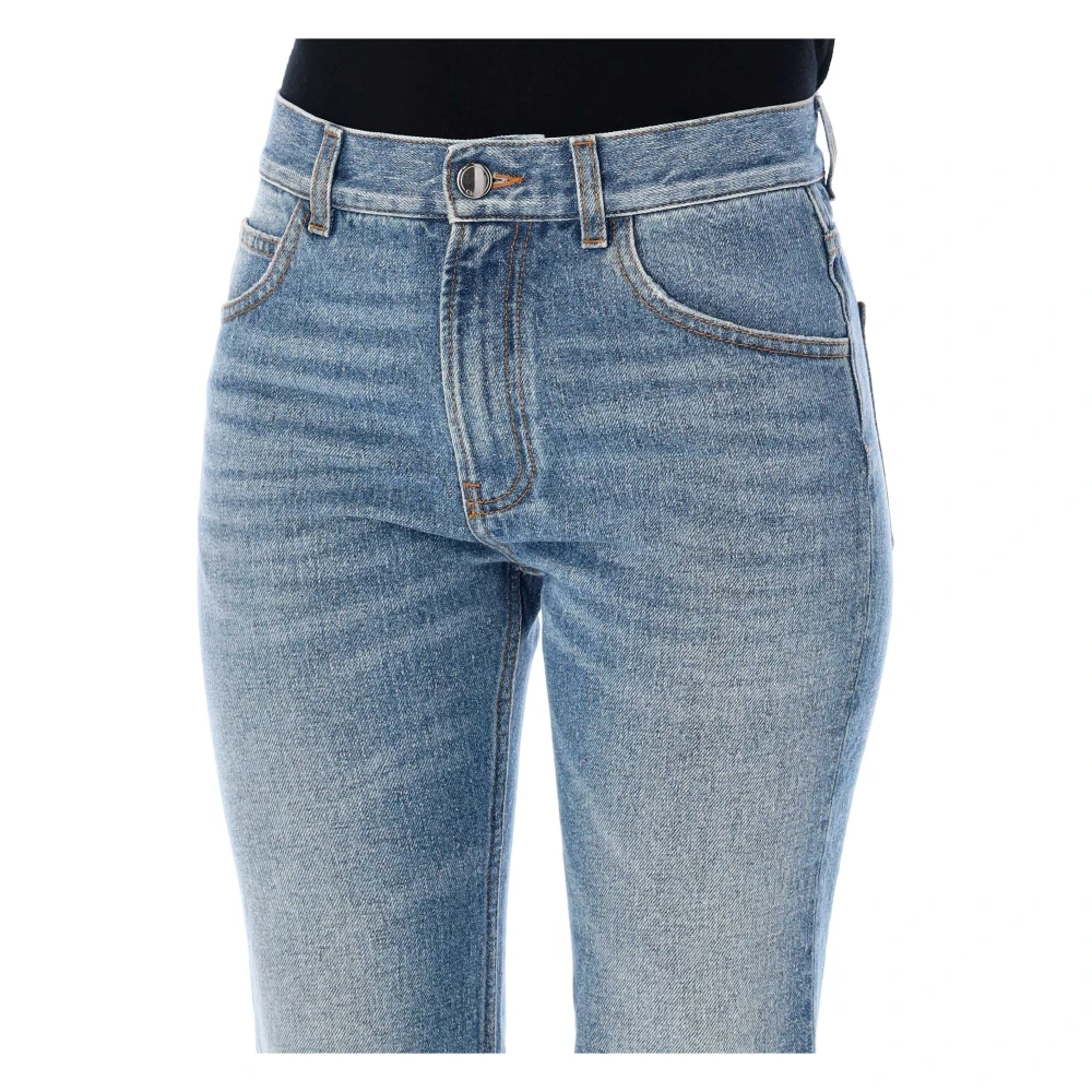 Chloé Stijlvolle Flared Jeans Upgrade Blue Dames