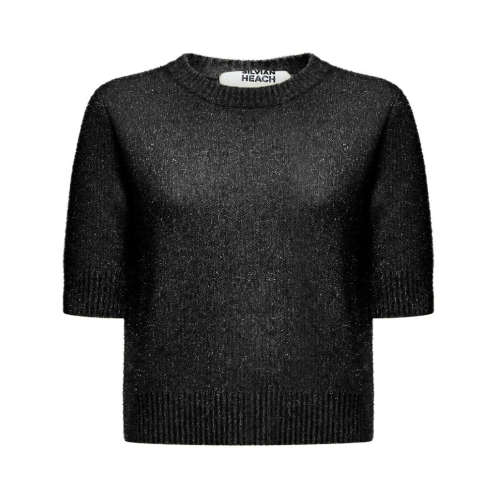 Silvian Heach Donna Nero Maglie, Xs, New,