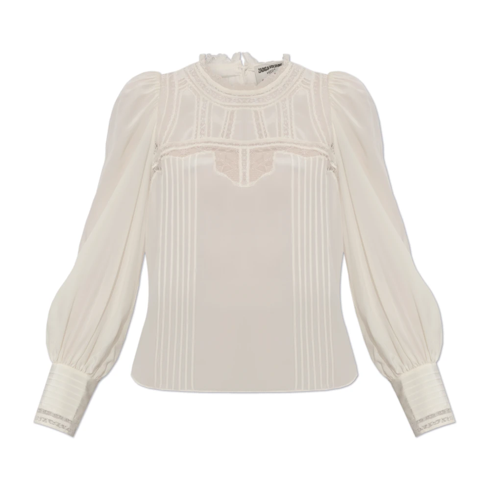 Zadig & Voltaire Top Thena Beige Dames