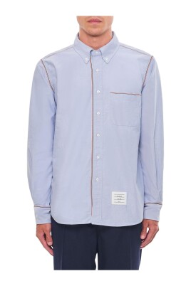 tricolor-detail-long-sleeve-shirt
