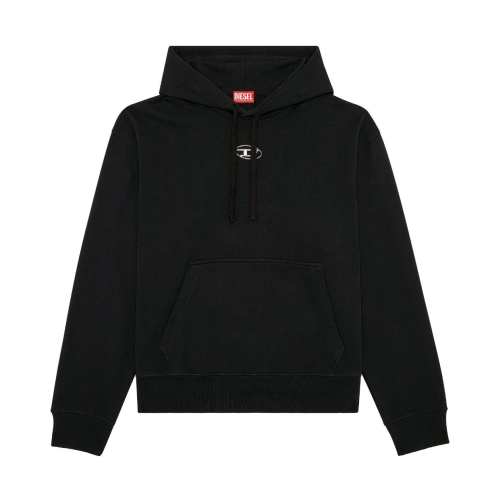 Diesel Hoodie met S-Macs-Od kenmerken Black Heren