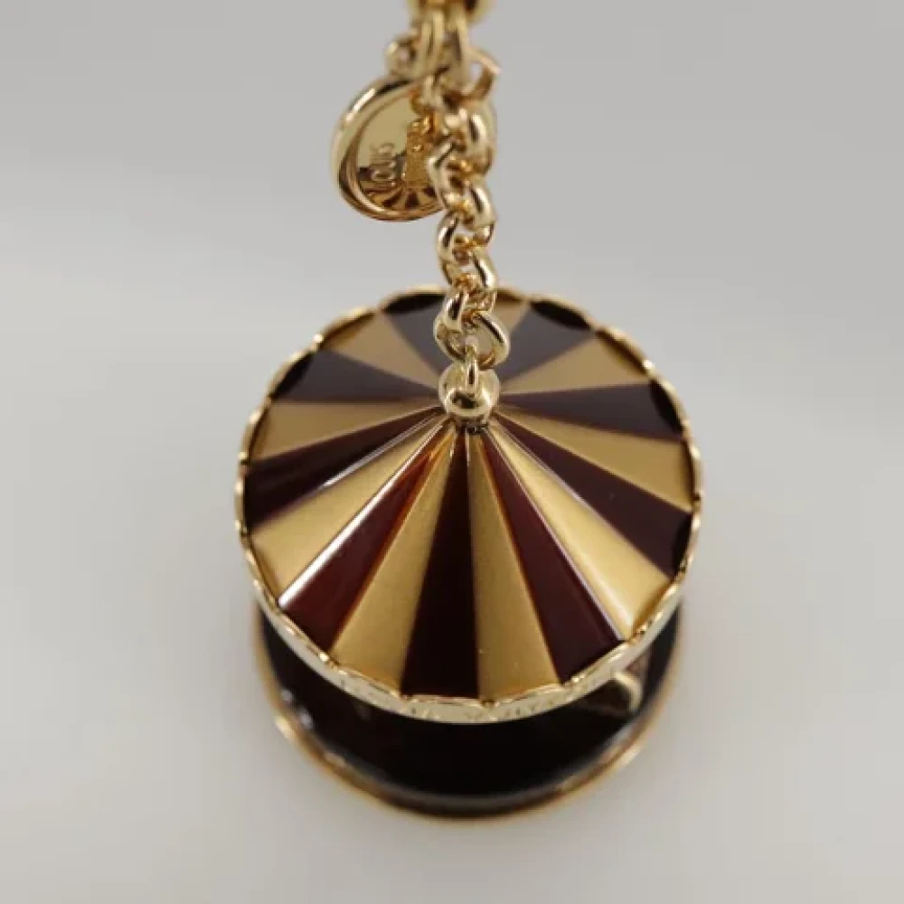Louis Vuitton Vintage Pre-owned Metal key-holders Yellow Dames