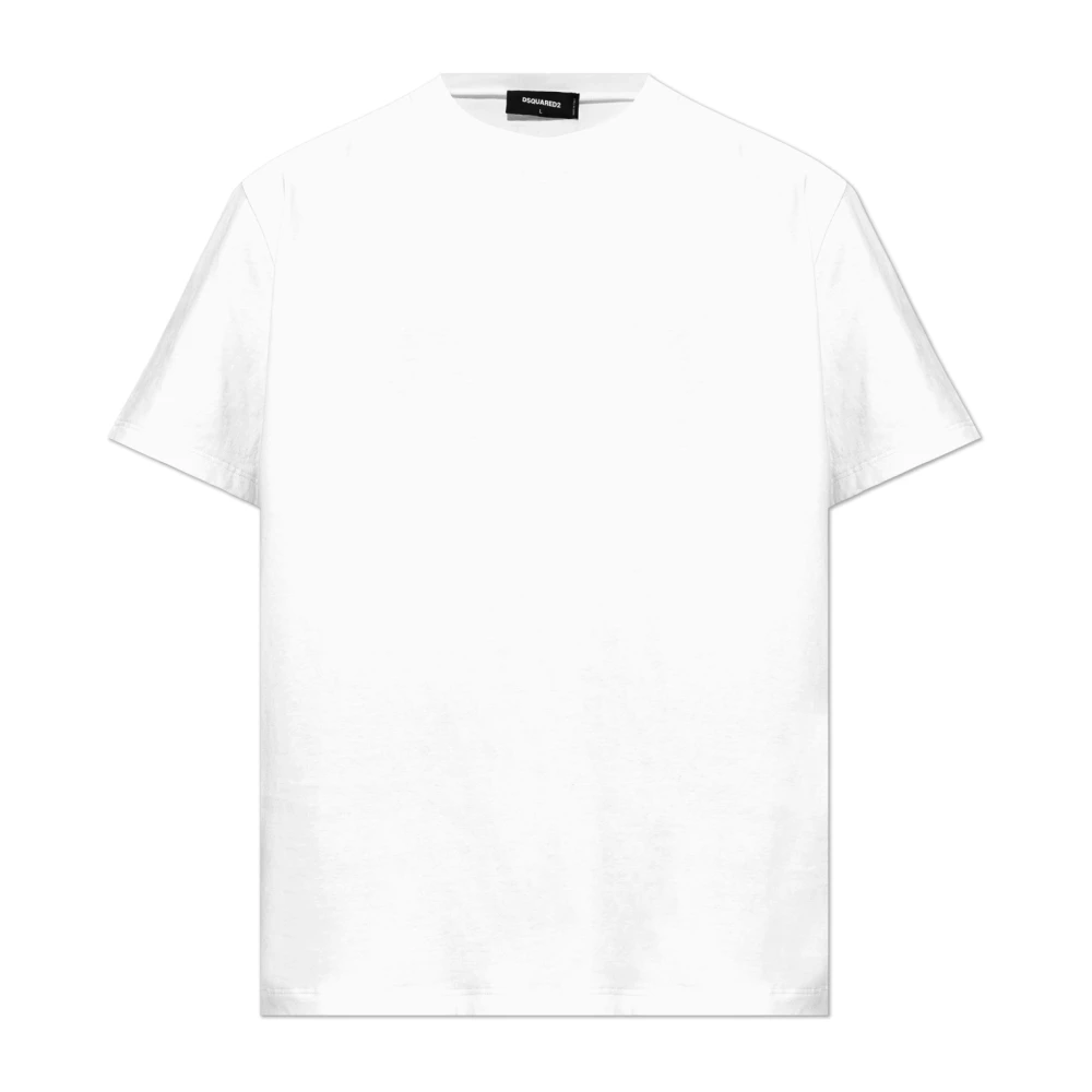 Dsquared2 T-shirt met logo White Heren