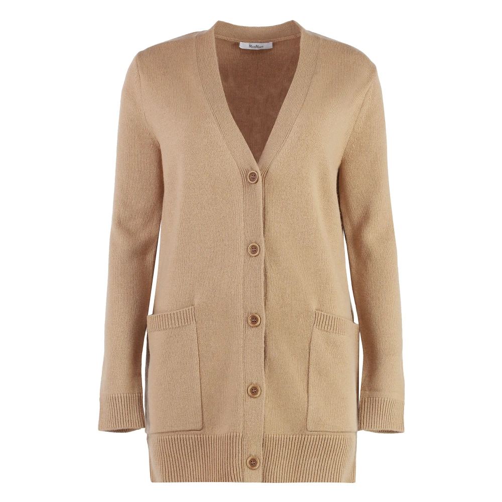Max Mara Women's Brown Villar Wool And Cashmere Cardigan
