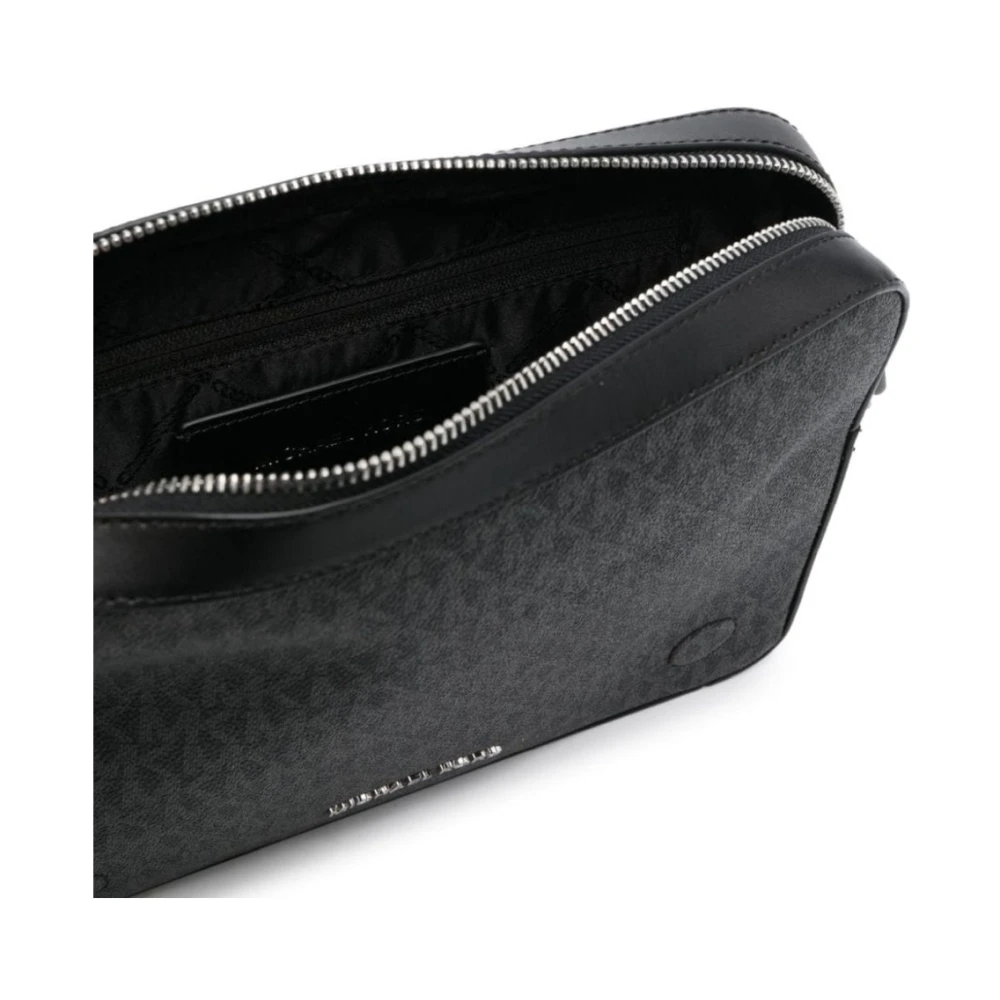 Michael Kors Zwarte Crossbody Tas voor Mannen Black Heren