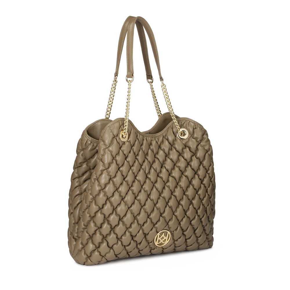 Kazar Zachte grote schoudertas Beige Dames